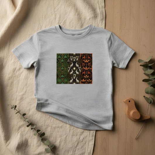 Art Deco Heritage Flag | Ireland | Vintage 1920s トドラーTシャツ