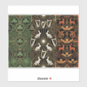 Art Deco Heritage Flag | Ireland | Vintage Decal シール (シート)