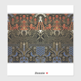 Art Deco Heritage Flag | Netherlands | 1920s Decal シール