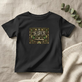 Art Deco Heritage Flag | Saudi Arabia | Vintage トドラーTシャツ