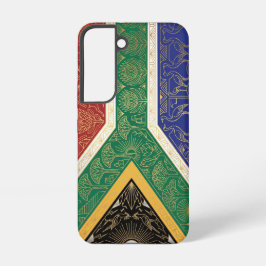 Art Deco Heritage Flag | South Africa 1920s Design Samsung Galaxy S22ケース