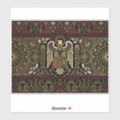 Art Deco Heritage Flag | Spain | Classic Decal シール (シート)