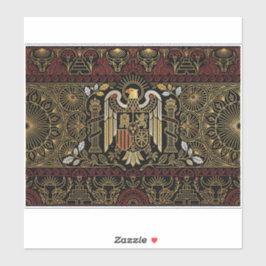 Art Deco Heritage Flag | Spain | Classic Decal シール