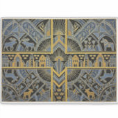 Art Deco Heritage Flag | Sweden | 1920s Decal シール (正面)