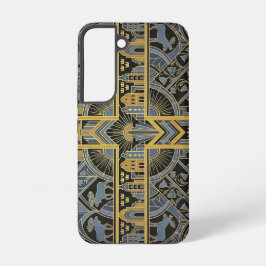 Art Deco Heritage Flag | Sweden | 1920s Design Samsung Galaxy S22ケース