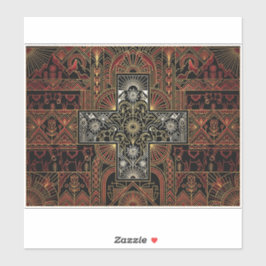 Art Deco Heritage Flag | Switzerland | 1920s Decal シール