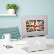 Art Deco Heritage Flag | United Kingdom Decal