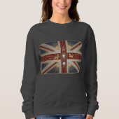 Art Deco Heritage Flag | United Kingdom | Vintage スウェットシャツ (正面)