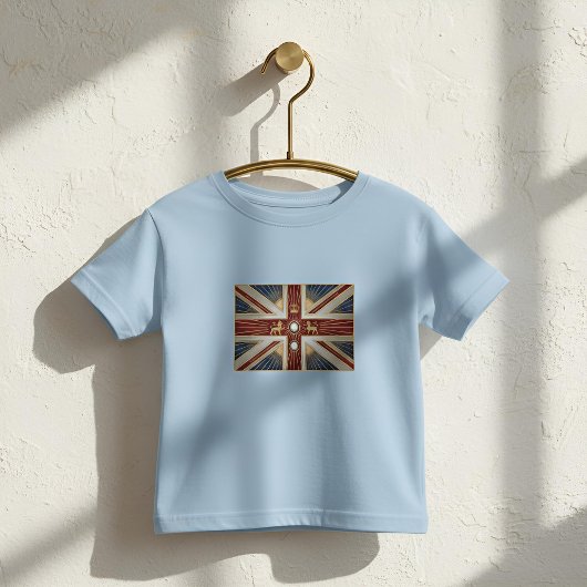 Art Deco Heritage Flag | United Kingdom | Vintage トドラーTシャツ