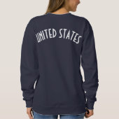 Art Deco Heritage Flag | United States | 1920s スウェットシャツ (裏面)