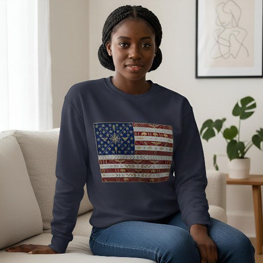 Art Deco Heritage Flag | United States | 1920s スウェットシャツ