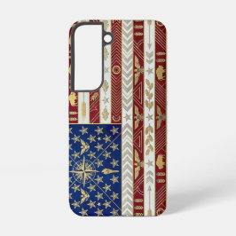Art Deco Heritage Flag | United States | 1920s Samsung Galaxy S22ケース