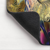 Art Deco Icelandic Horse マウスパッド (コーナー)