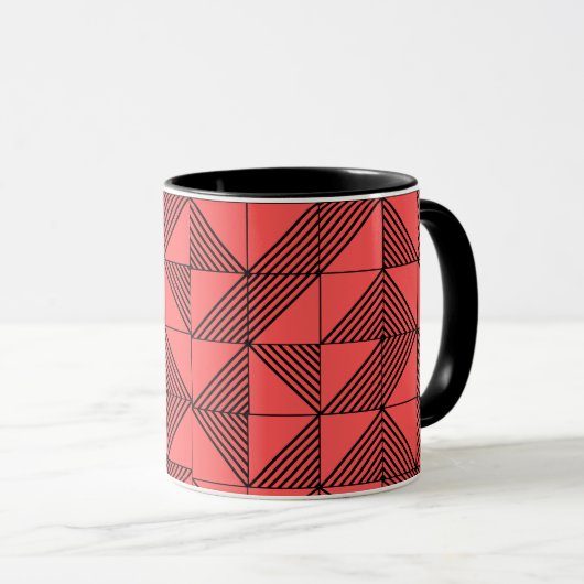 Art Deco Lines マグカップ (正面右)