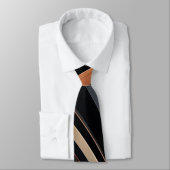 Art Deco Metallic Geometric Elegance ネクタイ (タイ)