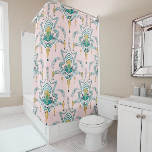 Art deco modern pattern graphic ornament. Abstract シャワーカーテン (インサイチュ)