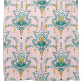 Art deco modern pattern graphic ornament. Abstract シャワーカーテン (正面)