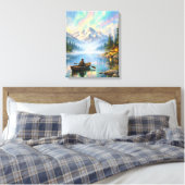 Art & déco murale  キャンバスプリント (インサイチュ (寝室))