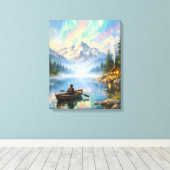 Art & déco murale  キャンバスプリント (インサイチュ (ウッドフロア))