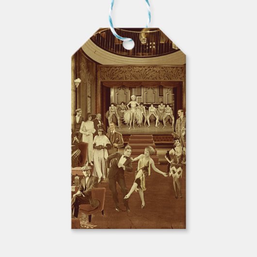 Art Deco Night Club ギフトタグ (正面)