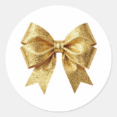 Art Deco Opulence Geometric Patterns ラウンドシール (正面)