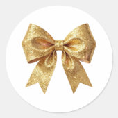 Art Deco Opulence Geometric Patterns ラウンドシール (正面)