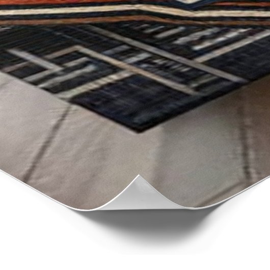 Art Deco Opulence Geometric Patterns I HER_XHU_001 ポスター (角)