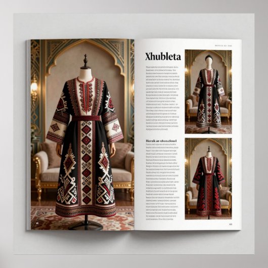 Art Deco Opulence Geometric Patterns IIHER_XHU_001 ポスター (正面)