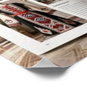 Art Deco Opulence GeometricPatterns IX HER_XHU_001 ポスター (角)