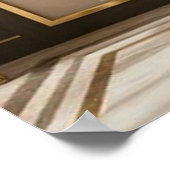 Art Deco Opulence GeometricPatternsVIIIHER_XHU_001 ポスター (角)