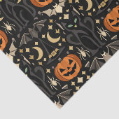 Art Deco Orange Carved Pumpkins 薄葉紙 (詳細)