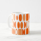 Art Deco Oval コーヒーマグカップ (正面左)