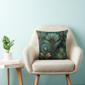 Art Deco Pattern 8 Print - Throw Pillow クッション (椅子)