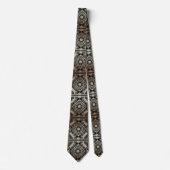 Art Deco Pattern Neck Tie ネクタイ (正面)