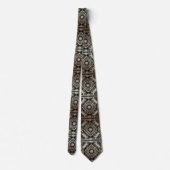 Art Deco Pattern Neck Tie ネクタイ (裏面)