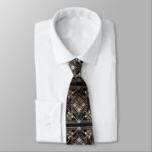 Art Deco Pattern Neck Tie ネクタイ (タイ)