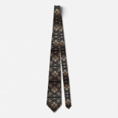 Art Deco Pattern Neck Tie ネクタイ (正面)
