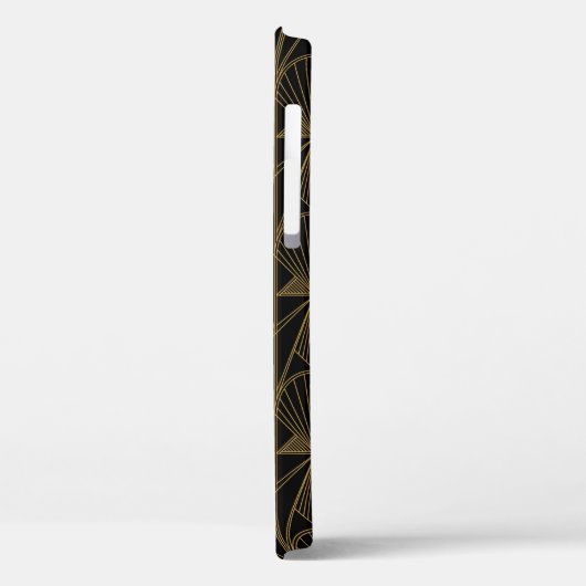 Art Deco Pattern. Seamless black and gold backgrou Case-Mate iPhoneケース (裏面 / 左)