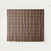 Art Deco pattern with fan-shaped motifs  タペストリー (正面(横))