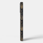 Art Deco pattern with gold floral motifs  Case-Mate iPhoneケース (裏面 / 左)