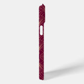 Art Deco pattern with gold geometric fan motifs  Case-Mate iPhoneケース (裏面 / 右)