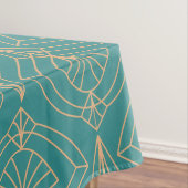 Art Deco pattern with gold geometric shapes  テーブルクロス (インサイチュ)