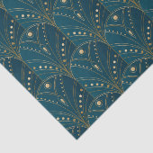 Art Deco pattern with gold geometric shapes 薄葉紙 (詳細)