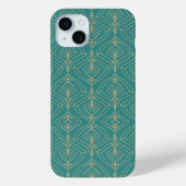 Art Deco pattern with gold geometric shapes  Case-Mate iPhoneケース (裏面)