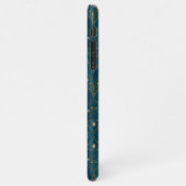 Art Deco pattern with gold geometric shapes iPhoneケース (左側)