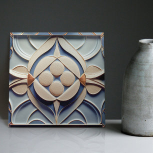 Art Deco Patterned Wall Decor Art Nouveau タイル