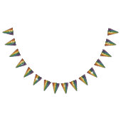 Art Deco Pride Flag | Pride Lives Here Bunting  バンティングフラッグ (全)