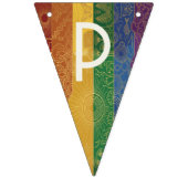 Art Deco Pride Flag | Pride Lives Here Bunting  バンティングフラッグ (第1の旗)