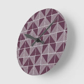 Art Deco Puzzle ラウンド壁時計 (傾斜)