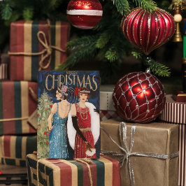 art deco retroヴィンテージ追加メッセージ カード